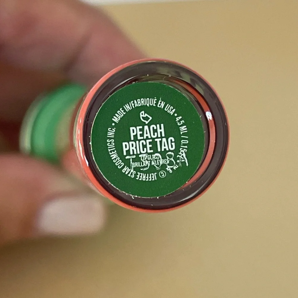 Jeffree Star Lip Gloss - PEACH PRICE TAG